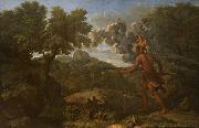 Nicolas Poussin, Landscape with Orion or Blind Orion Searching for the Rising Sun
